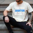 Never Dreamed I'd Be a Sexy Auditor Graduation Men's Comfort Colors T-Shirt Ivory
