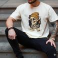 Elder Emo Skeleton Beanie Nostalgia Scene Aesthetic Men's Comfort Colors T-Shirt Ivory
