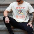 EMT Graduation Class Of 2024 Emergency Medical Tech Medic Men's Comfort Colors T-Shirt Ivory