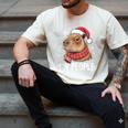 Ew People Capybara Christmas Introvert Holiday Humor Men's Comfort Colors T-Shirt Ivory