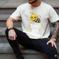 Family Bee Shirts Dad Daddy First Bee Day Outfit Birthday Men's Comfort Colors T-Shirt Ivory