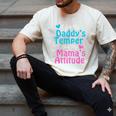 Family Tee I Got My Daddy's Temper And Mama's Attitude Men's Comfort Colors T-Shirt Ivory