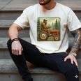 Farmer Men Tractor Rancher Farm Dad Distressed Men's Comfort Colors T-Shirt Ivory
