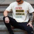 Father Husband Dominican Legend Dominica Dad Father's Day Men's Comfort Colors T-Shirt Ivory