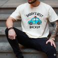 Father Son Daughter Daddy's Best Backup Father's Day Toddler Men's Comfort Colors T-Shirt Ivory