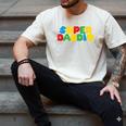 Fatherly Powers Unleashed Gamer Super Dad From Wife & Kids Men's Comfort Colors T-Shirt Ivory