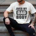 Fathers Day Birthday Over My Dad Body Dad Men's Comfort Colors T-Shirt Ivory