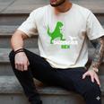 Father's Day Idea Daddysaurus Rex T-Shirt Men's Comfort Colors T-Shirt Ivory