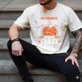My Favorite Basketball Player Calls Me Dad Basketball Men's Comfort Colors T-Shirt Ivory