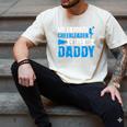 My Favorite Cheerleader Calls Me Daddy Cheer Dad Fathers Day Men's Comfort Colors T-Shirt Ivory