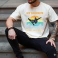 My Favorite Snowboarding Buddies Call Me Dad Snowboarder Men's Comfort Colors T-Shirt Ivory