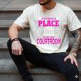 Female Lawyer Women Law Student Graduation Bar Exam Men's Comfort Colors T-Shirt Ivory