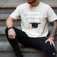 Finance Accounting Graduation Shirt Worked My Assets Off Men's Comfort Colors T-Shirt Ivory