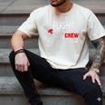 Flight Crew Airplane Birthday Dad Airplane Matching Family Men's Comfort Colors T-Shirt Ivory