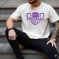 Football Senior Night Football Senior 2025 Graduation 36 Men's Comfort Colors T-Shirt Ivory