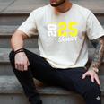 Football Senior Night Football Senior 2025 Graduation 55 Men's Comfort Colors T-Shirt Ivory