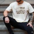 Frutiger Aero Aesthetic Retro Tech Camo Distressed American Men's Comfort Colors T-Shirt Ivory