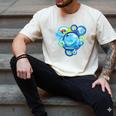 Frutiger Aero Metro Abstract Maximalism 2000s Nostalgia Premium Tri-Blend Men's Comfort Colors T-Shirt Ivory