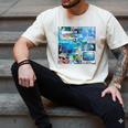 Frutiger Aero Retro Vibes Premium Tri-Blend Men's Comfort Colors T-Shirt Ivory