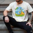 Frutiger Aero Y2K Fashion Trends Statement Piece Tech Orange Men's Comfort Colors T-Shirt Ivory