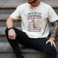 Fueled By Iced Coffee And Books Book Lover Retro Men's Comfort Colors T-Shirt Ivory
