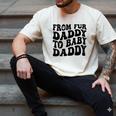 From Fur Daddy To Baby Daddy Dog Pregnancy Dad Men Men's Comfort Colors T-Shirt Ivory