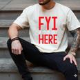 Fyi Introvert Here Raglan Baseball Tee Men's Comfort Colors T-Shirt Ivory