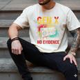 Gen X Lots Of Memories No Evidence Retro Nostalgia Humor Men's Comfort Colors T-Shirt Ivory