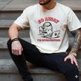 Go Away I´m Introverting Stay Home Socially Awkward Men's Comfort Colors T-Shirt Ivory