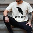 Goth Dad Gothic Bird Crow Emo Father's Day Men's Comfort Colors T-Shirt Ivory