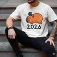 Grad Class Of 2026 Capybara Graduation Graduated Kids Men's Comfort Colors T-Shirt Ivory