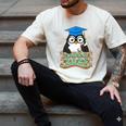 Graduate Penguin Class Of 2025 Kids Graduation Men's Comfort Colors T-Shirt Ivory