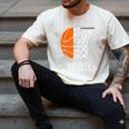Graduate Senior Class 2022 Graduation Basketball Player Men's Comfort Colors T-Shirt Ivory