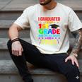 I Graduated From 1st Grade Graduation Matching Student Men's Comfort Colors T-Shirt Ivory