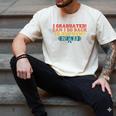 I Graduated Can I Go Back To Bed Now Graduation 2023 Men's Comfort Colors T-Shirt Ivory