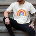 I Graduated Can I Go Back To Bed Now Graduation Hat Rainbow Men's Comfort Colors T-Shirt Ivory