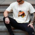 I Graduated Can I Go Back To Bed Sleepy Red Panda Graduation Men's Comfort Colors T-Shirt Ivory