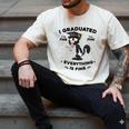 I Graduated Graduate Class 2025 Cat Graduation Men's Comfort Colors T-Shirt Ivory