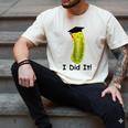 Graduation Cap Wearing Big Dill Pickle I Did It Graduate Fun Men's Comfort Colors T-Shirt Ivory