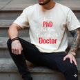 Graduation Gifts For Doctor Him Or Her Tee Shirt Men's Comfort Colors T-Shirt Ivory