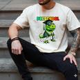 Graduation Preschool Dinosaur T Rex Crushed It Boys Grad Men's Comfort Colors T-Shirt Ivory