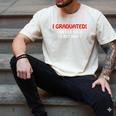 Graduation Shirt College Graduation Ideas 2024 Men's Comfort Colors T-Shirt Ivory