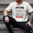 Graduation T Shirt I'm Like 2018 Done Class Of Men's Comfort Colors T-Shirt Ivory