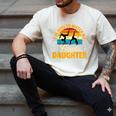 Gymnastics Mom Dad I'm Here To Watch My Flippin' Daughter Men's Comfort Colors T-Shirt Ivory