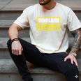 Halloween Adult Costume Dinosaur Security Dad Mom Men's Comfort Colors T-Shirt Ivory
