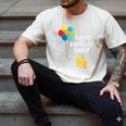 Happy Birthday Daddy Cute Toddler Dad's Birthday Party Men's Comfort Colors T-Shirt Ivory