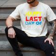 Happy Last Day Of School Graduation Teachers Student Men's Comfort Colors T-Shirt Ivory