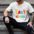 Happy Last Day Of School Teacher Women Student Graduation Men's Comfort Colors T-Shirt Ivory