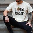 I Heart My Teachers I Love My Teachers Graduation Kids Teens Men's Comfort Colors T-Shirt Ivory