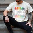 Hello Kindergarten First Day Back To School Graduation Men's Comfort Colors T-Shirt Ivory